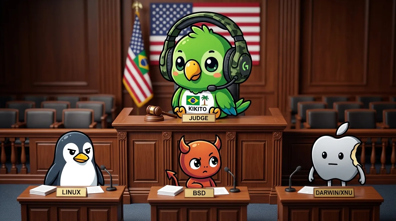 Três Filosofias de Sistema: Linux, BSD e Darwin/XNU